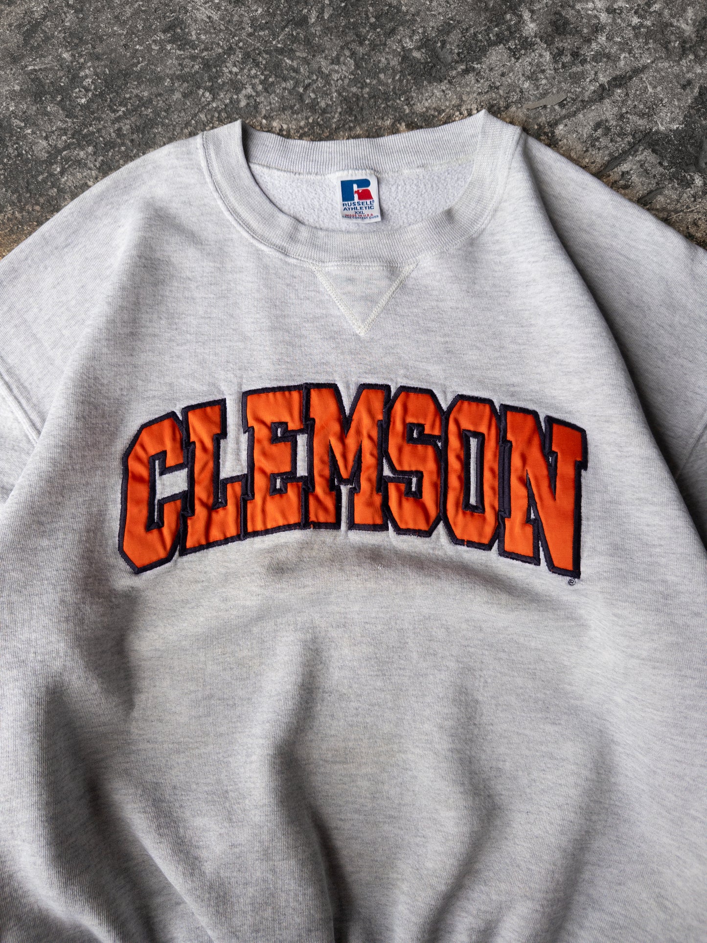 Vintage 90s Russell Athletic Clemson University Crewneck - XXL