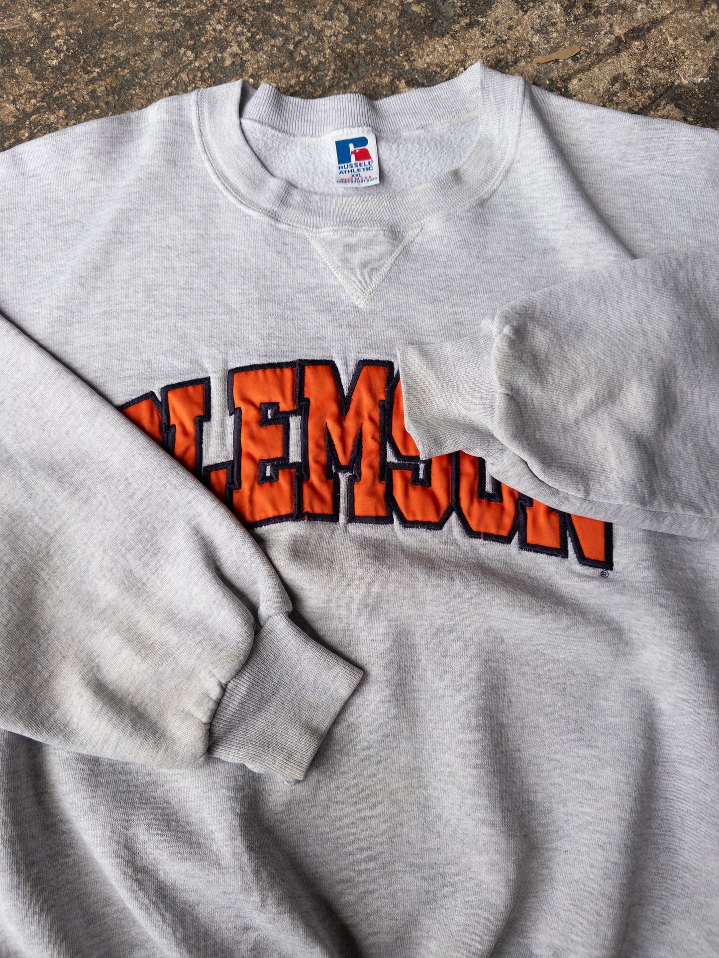 Vintage 90s Russell Athletic Clemson University Crewneck - XXL