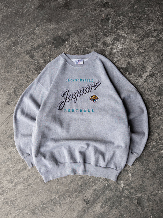 Vintage 90s Jacksonville Jaguars Logo Athletic Crewneck - XL