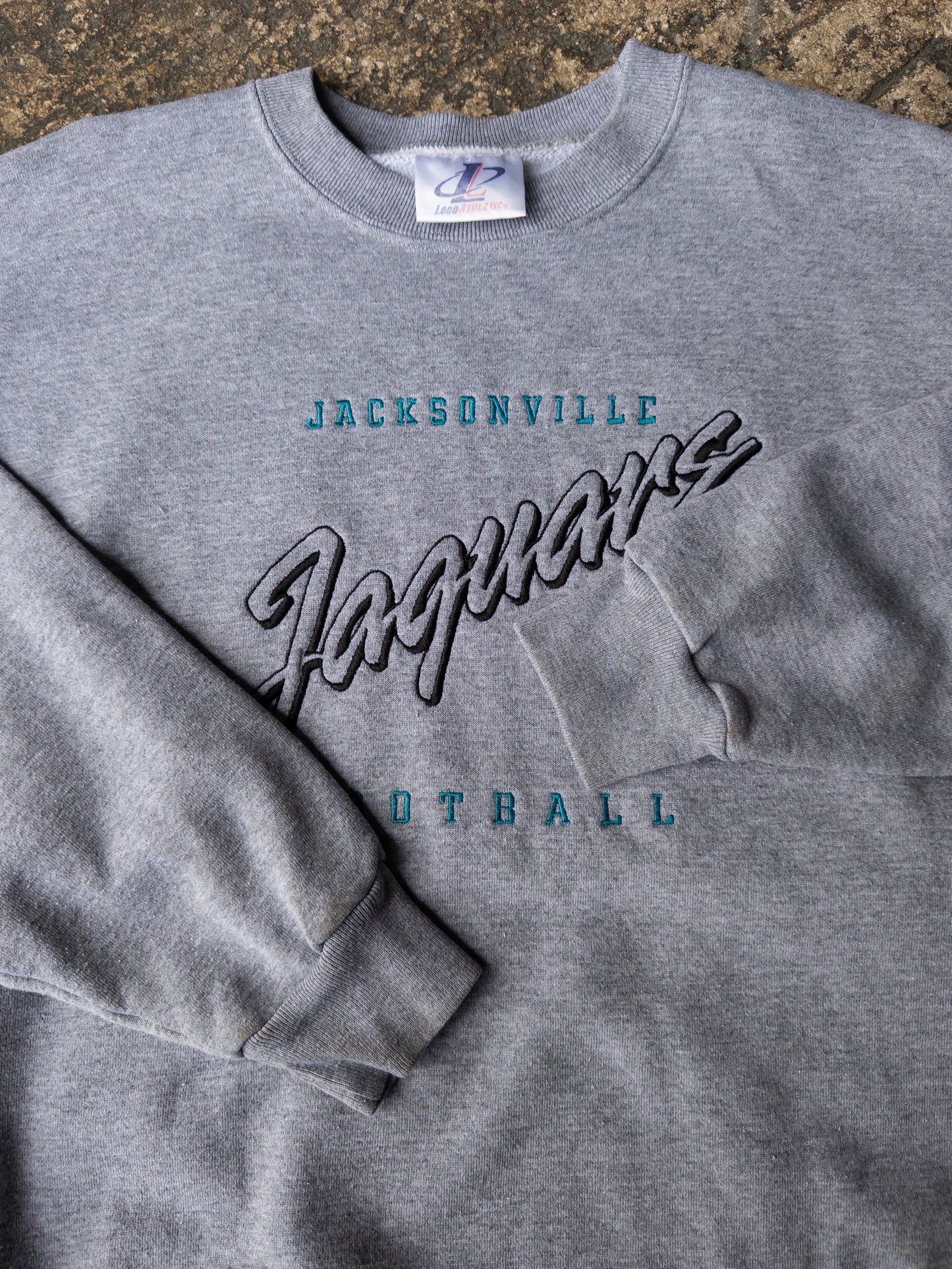 Vintage 90s Jacksonville Jaguars Logo Athletic Crewneck - XL