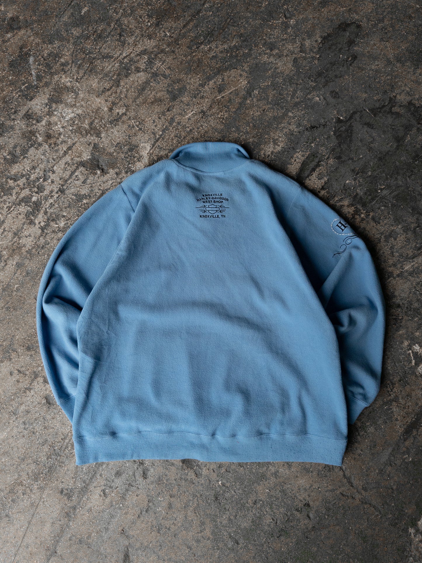 Vintage 2000s Harley Davidson Quarter Zip Fleece Sweatshirt - XL