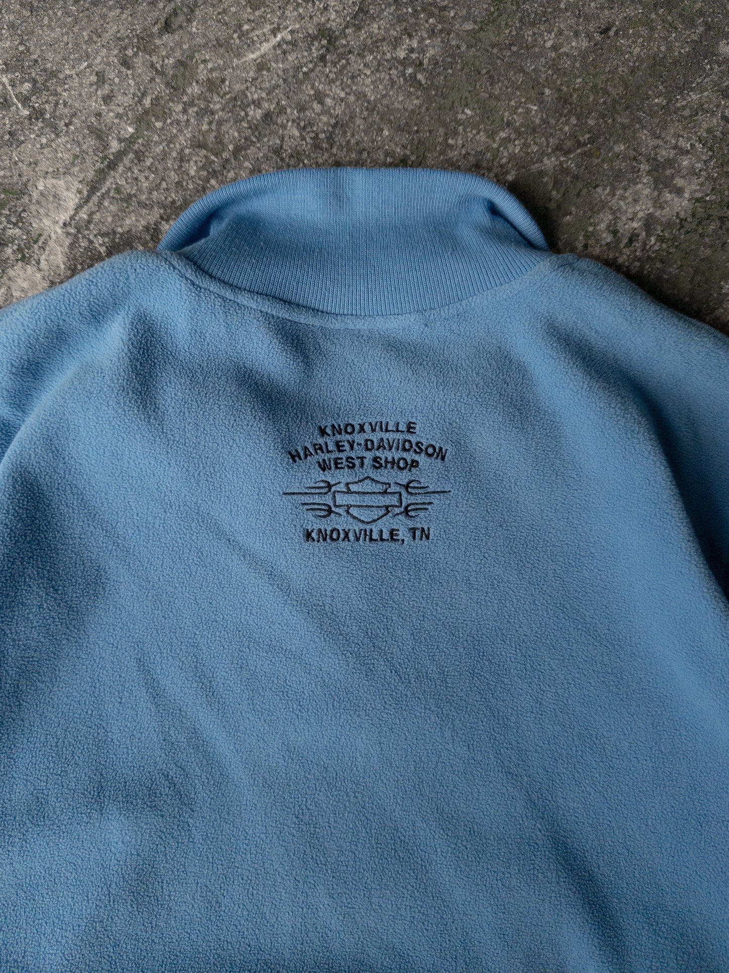 Vintage 2000s Harley Davidson Quarter Zip Fleece Sweatshirt - XL