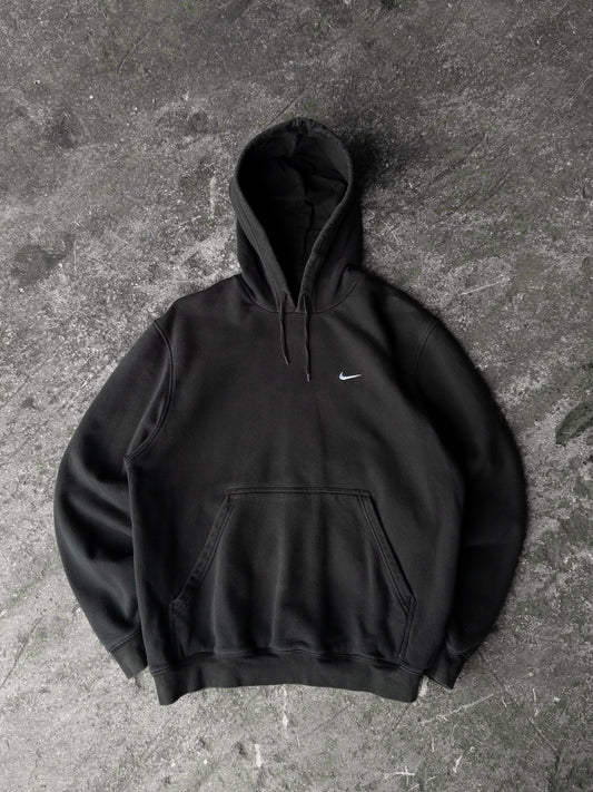 Vintage 2000s Nike Black Hoodie - Medium