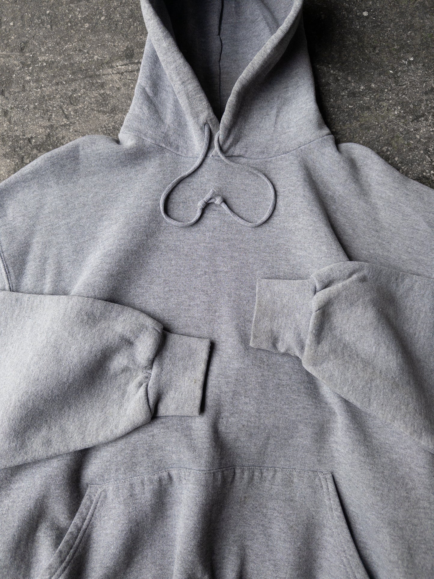 Vintage 2000s Russell Athletic Gray Hoodie - Large