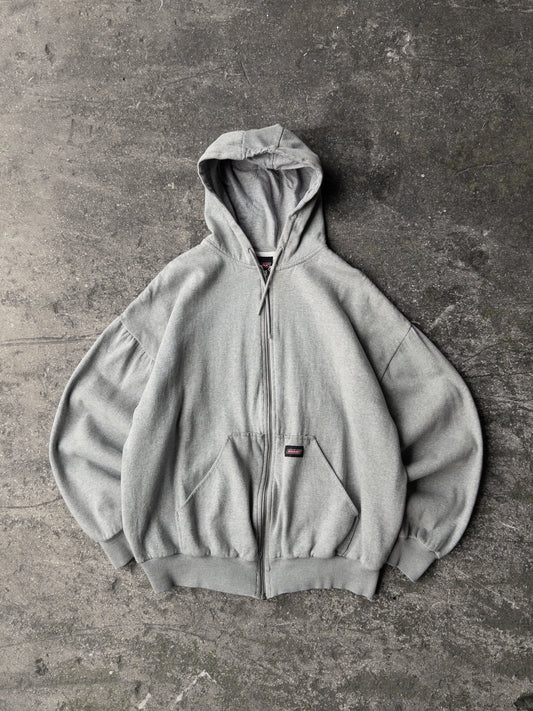 Vintage 2000s Dickies Thermal Lined Zip Up Hoodie - Large