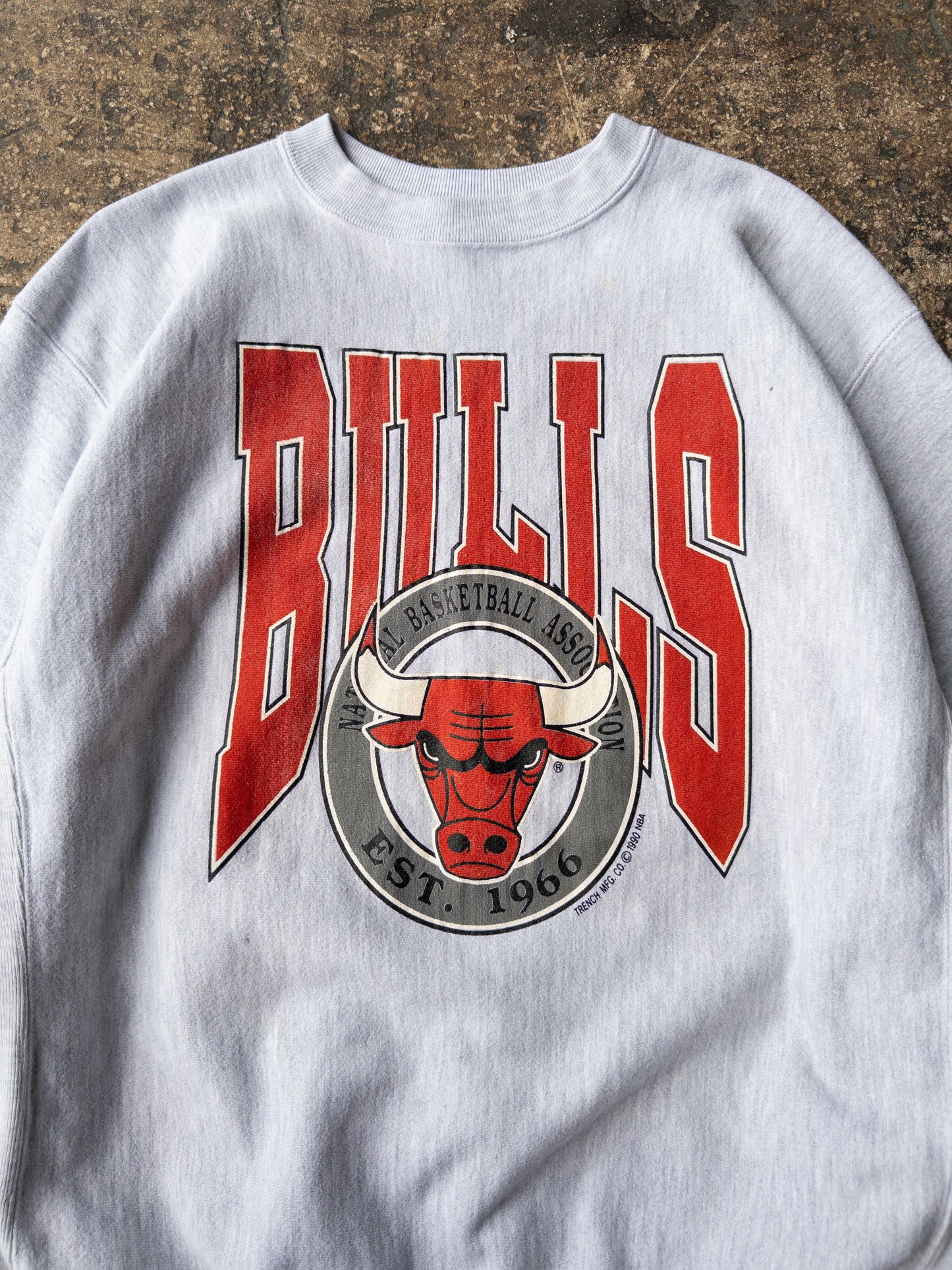 Vintage 90s Chicago Bulls Heavyweight Crewneck - XL