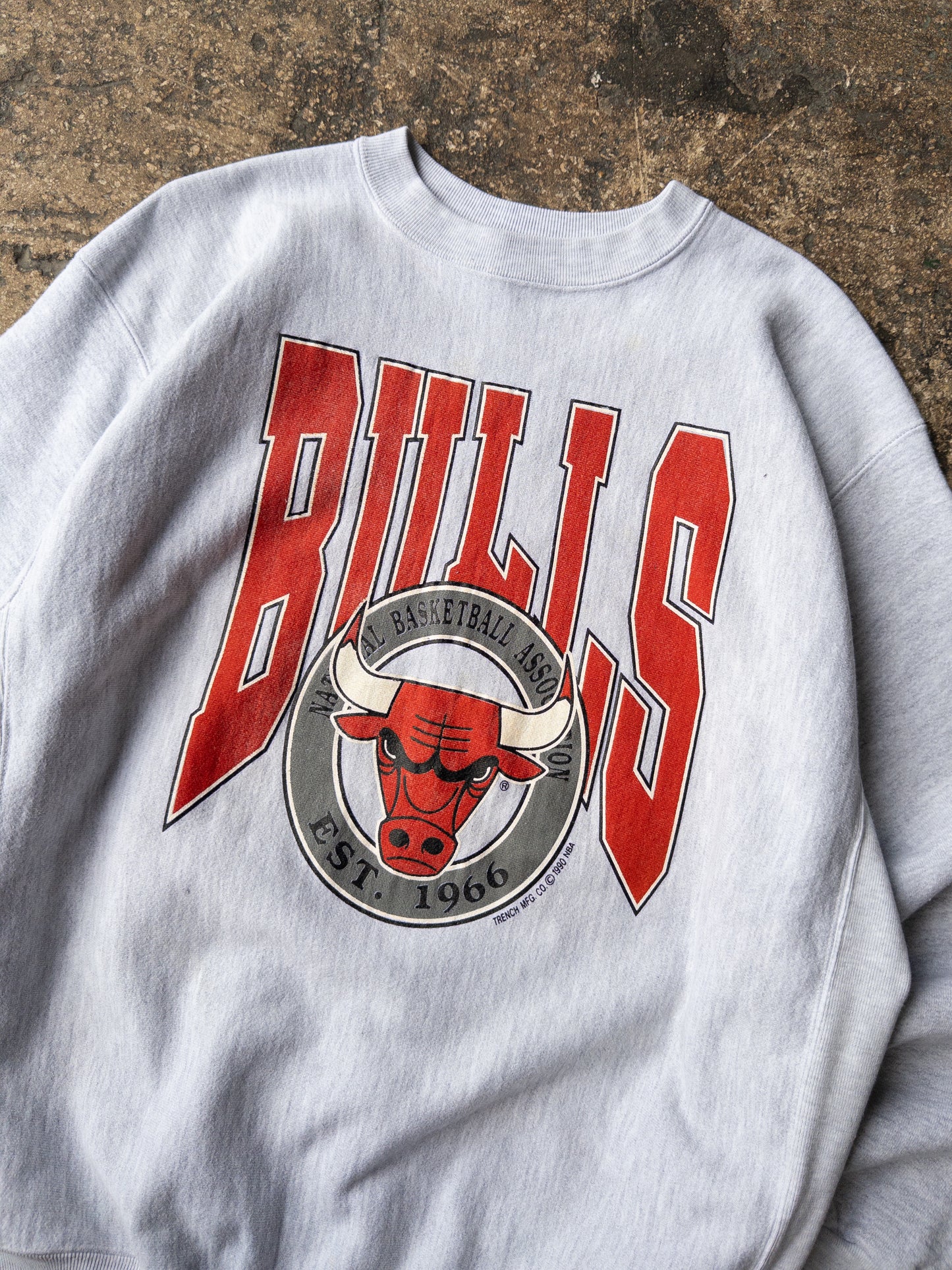 Vintage 90s Chicago Bulls Heavyweight Crewneck - XL