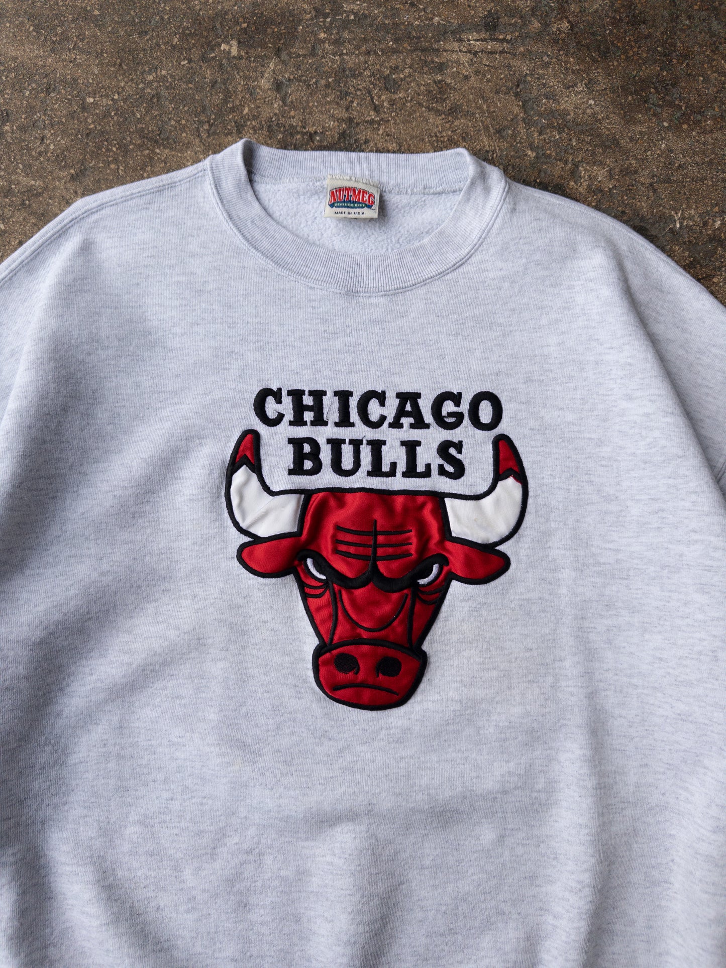 Vintage 90s Chicago Bulls Nutmeg Mills Crewneck - XXL