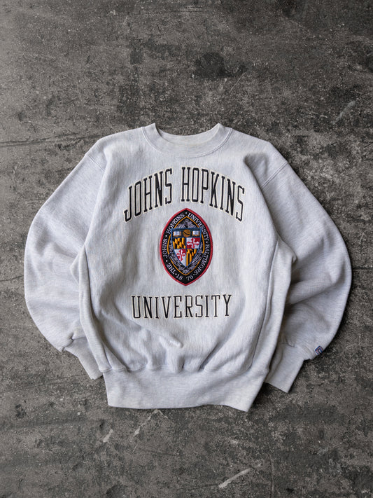 Vintage 90s Johns Hopkins University Heavyweight Crewneck - Medium