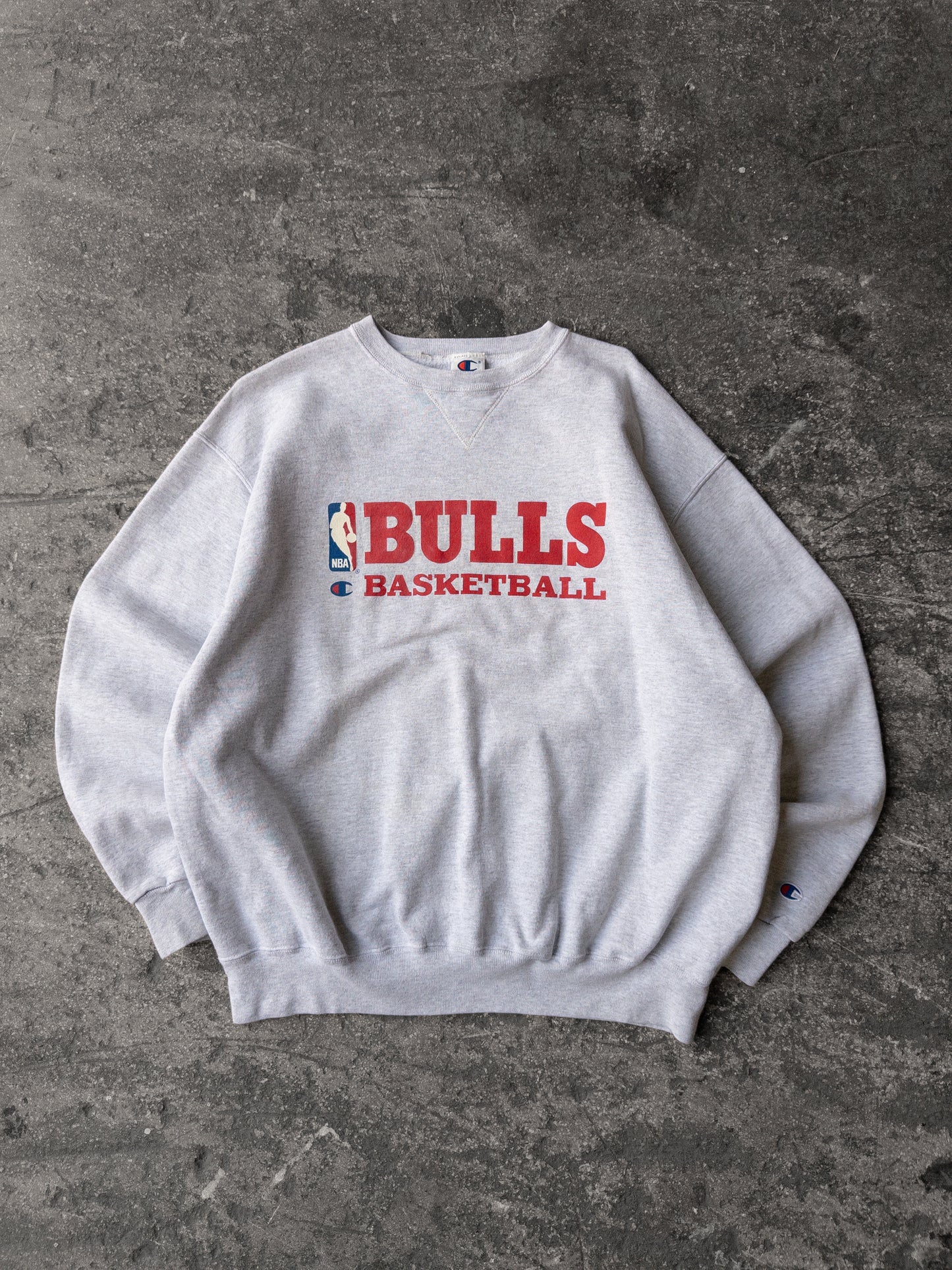 Vintage 90s Champion Chicago Bulls Basketball Crewneck - XXL