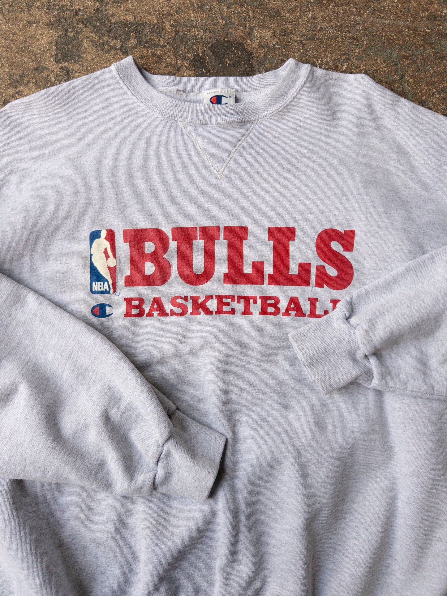 Vintage 90s Champion Chicago Bulls Basketball Crewneck - XXL