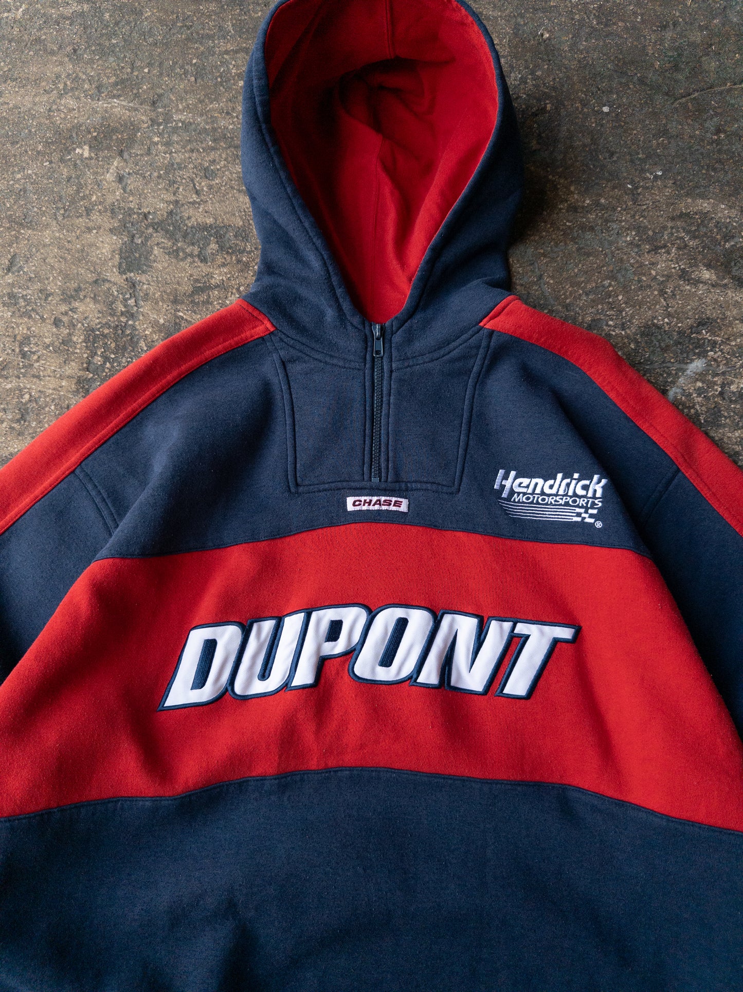 Vintage 2000s Dupont Racing Quarter Zip Hoodie - XXL