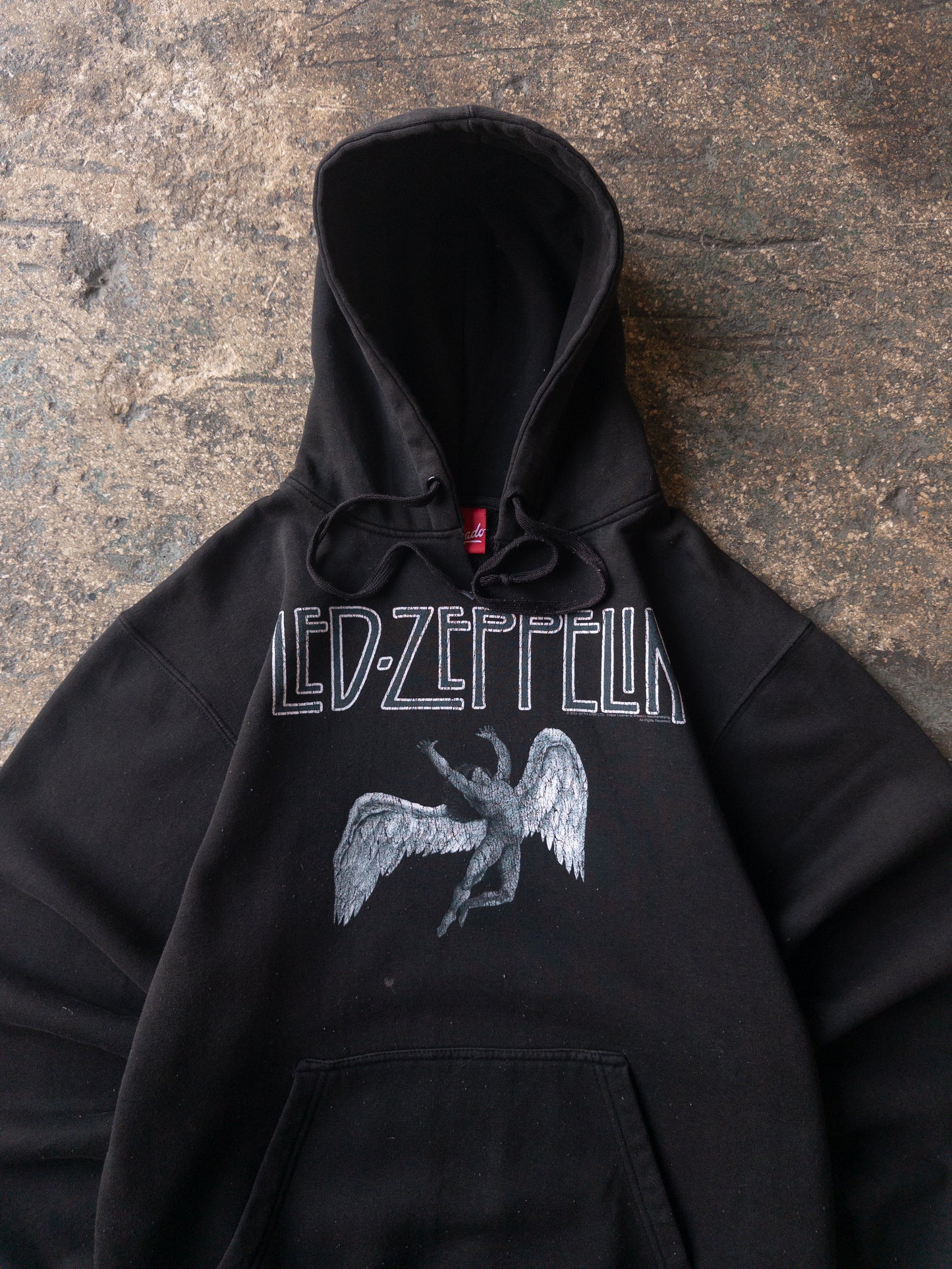 Vintage 2000s Led Zeppelin Falling Icarus Hoodie - Medium