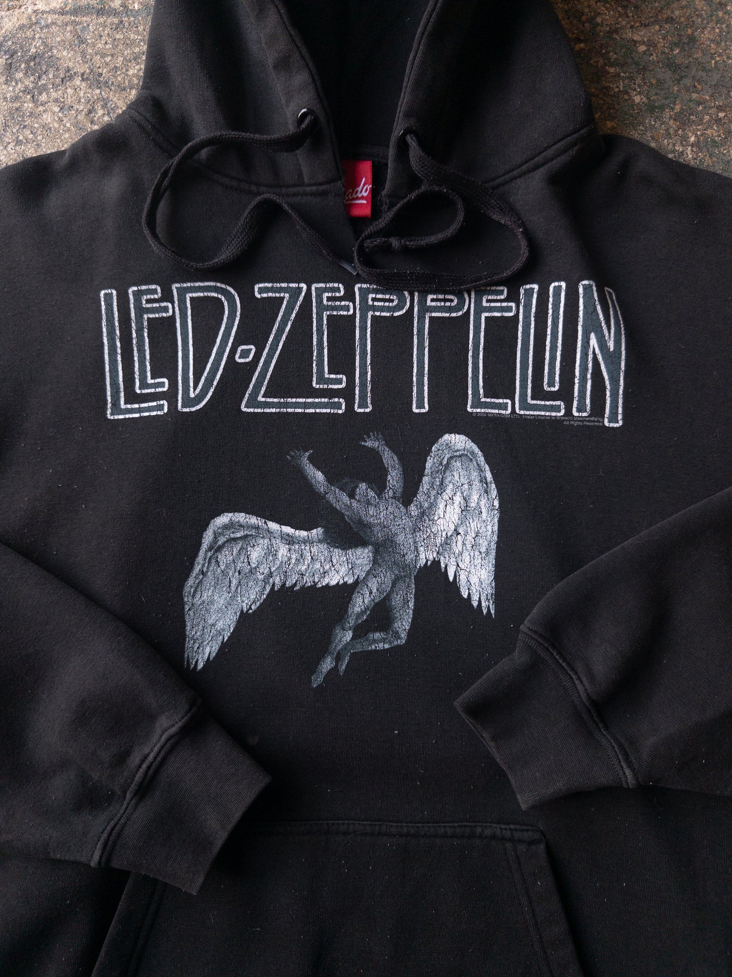 Vintage 2000s Led Zeppelin Falling Icarus Hoodie - Medium