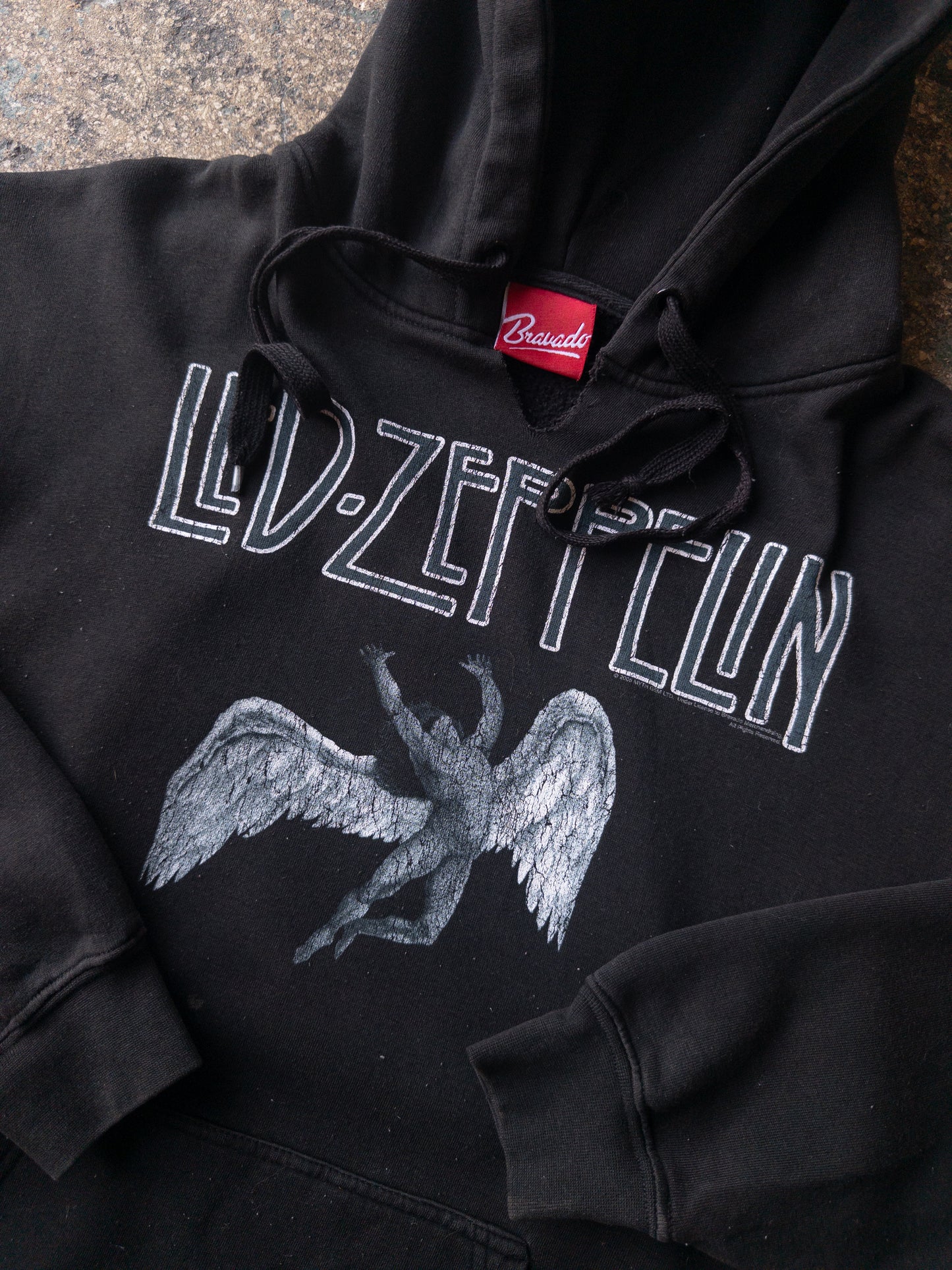Vintage 2000s Led Zeppelin Falling Icarus Hoodie - Medium