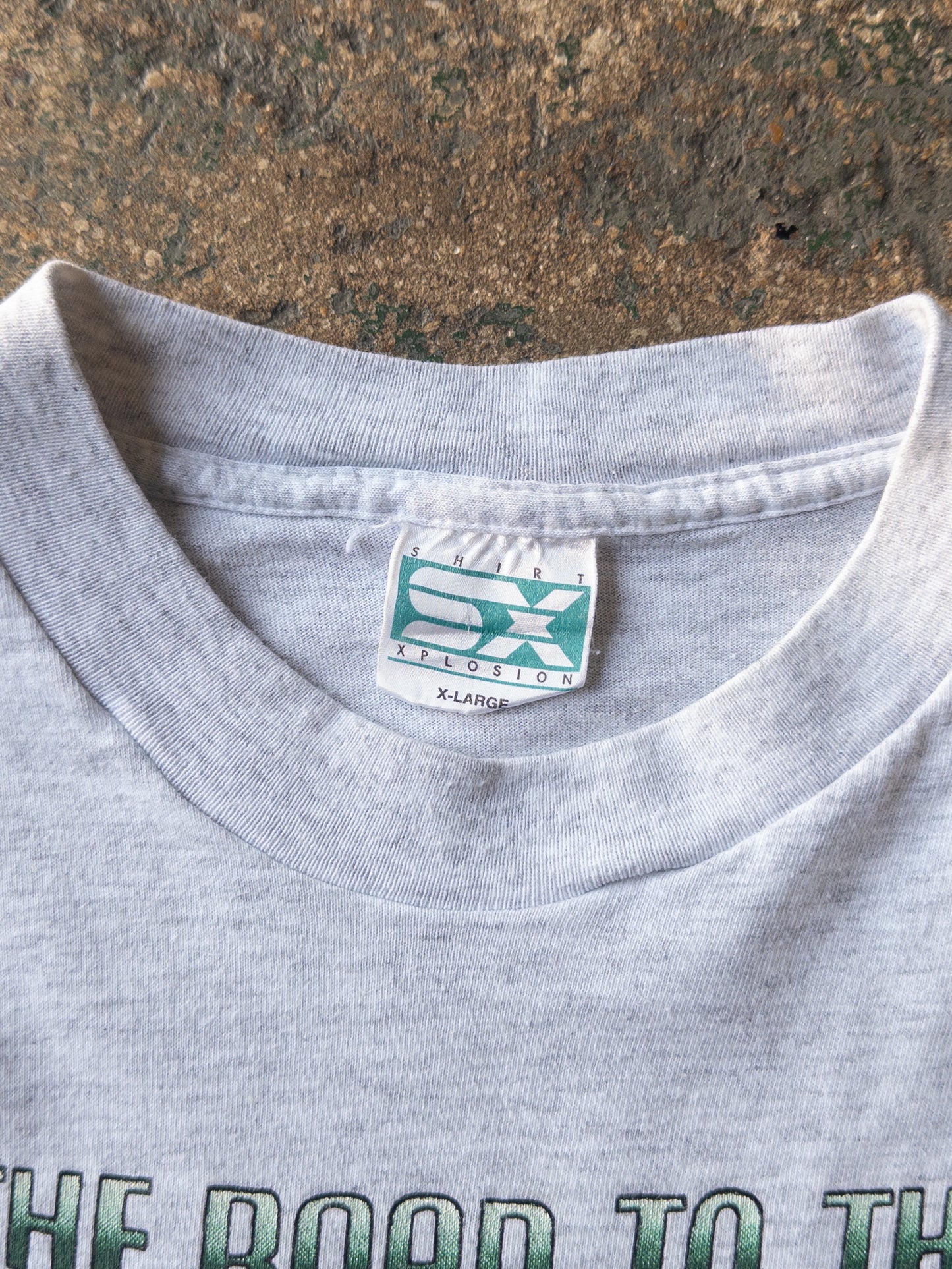 Vintage 90s Green Bay Packers Road To Super Bowl Tee - XL