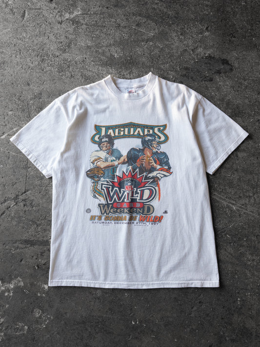 Vintage 90s Jacksonville Jaguars Wild Card Weekend Tee - XL