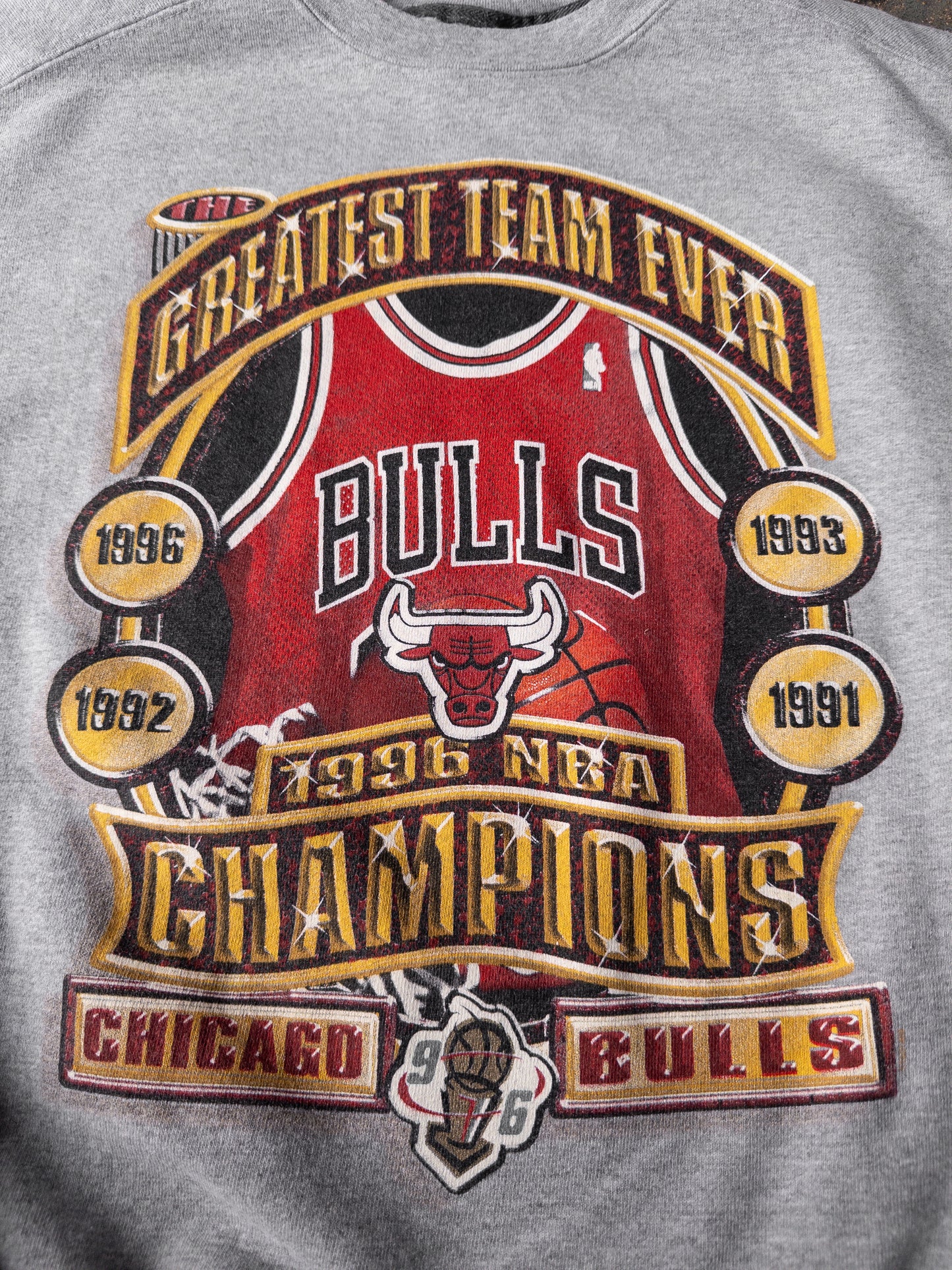 Vintage 90s Chicago Bulls NBA Champions Starter Crewneck - XL
