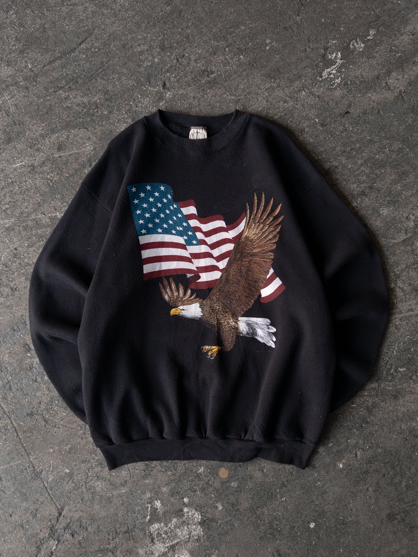 Vintage 90s USA Bald Eagle Crewneck - XL