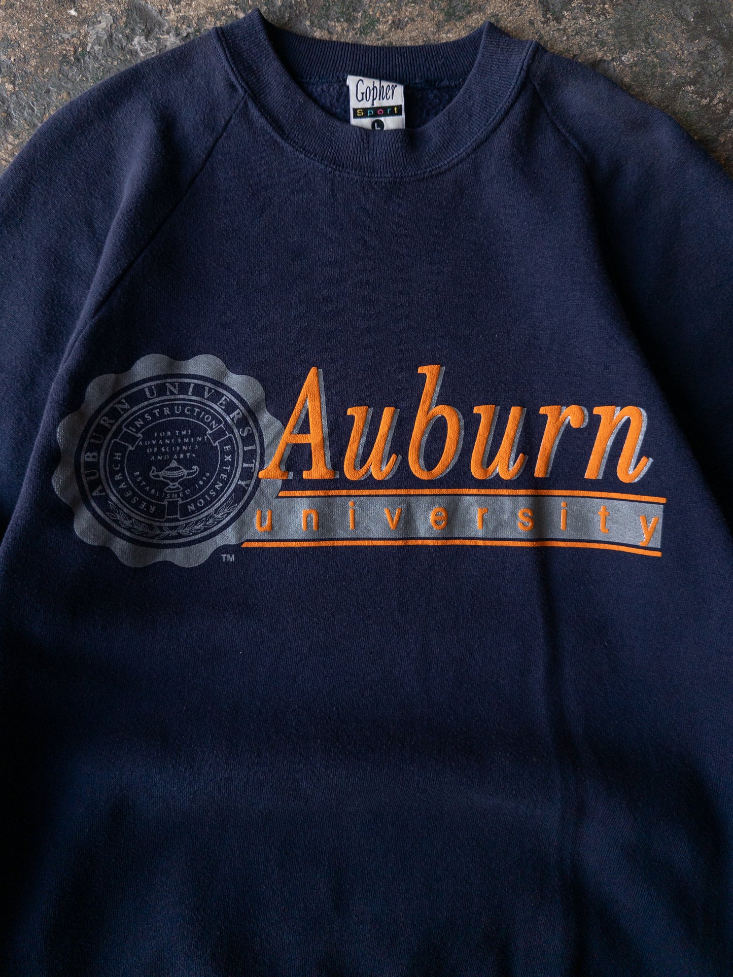 Vintage 90s Auburn University Crewneck - Large