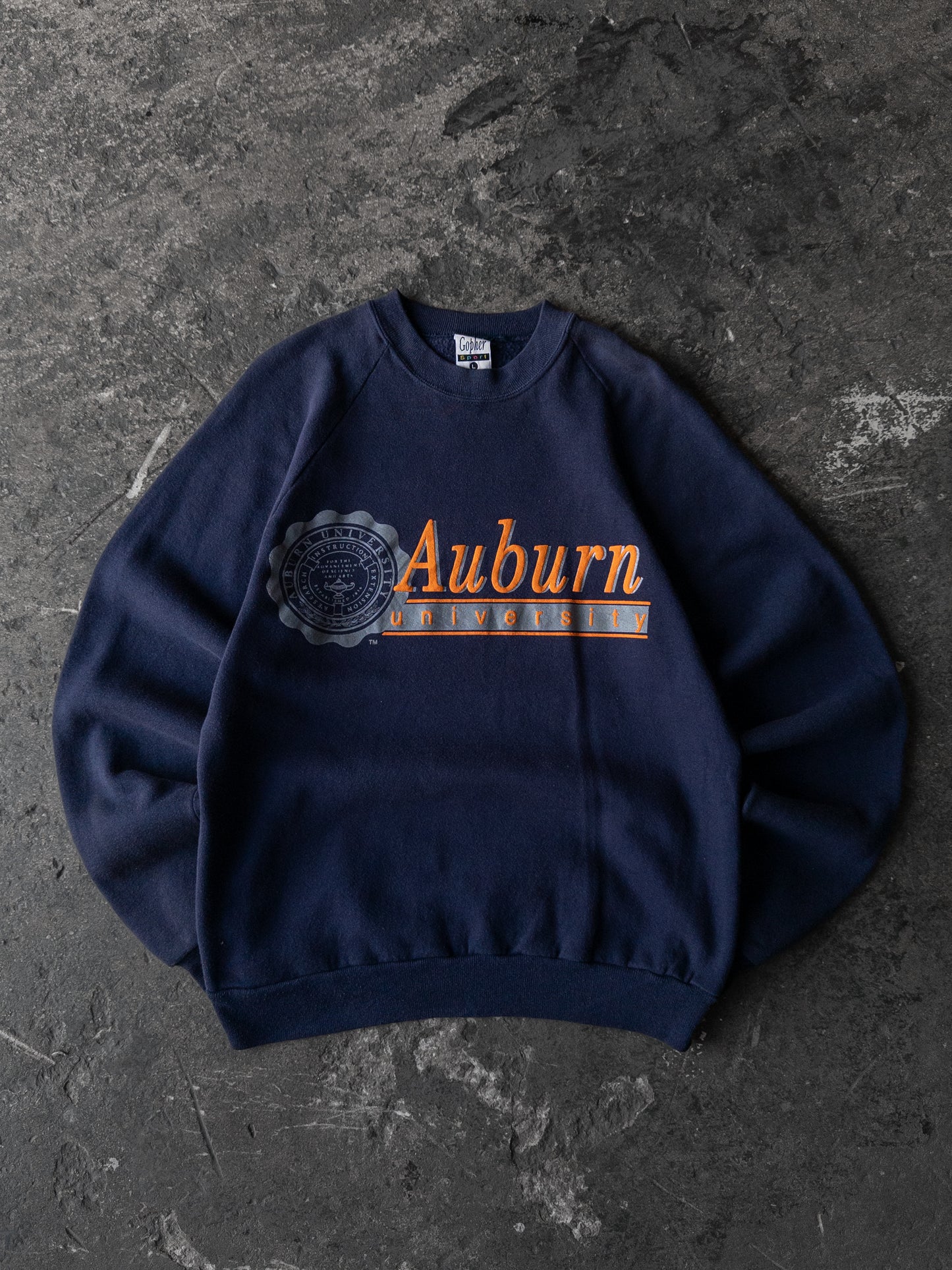 Vintage 90s Auburn University Crewneck - Large