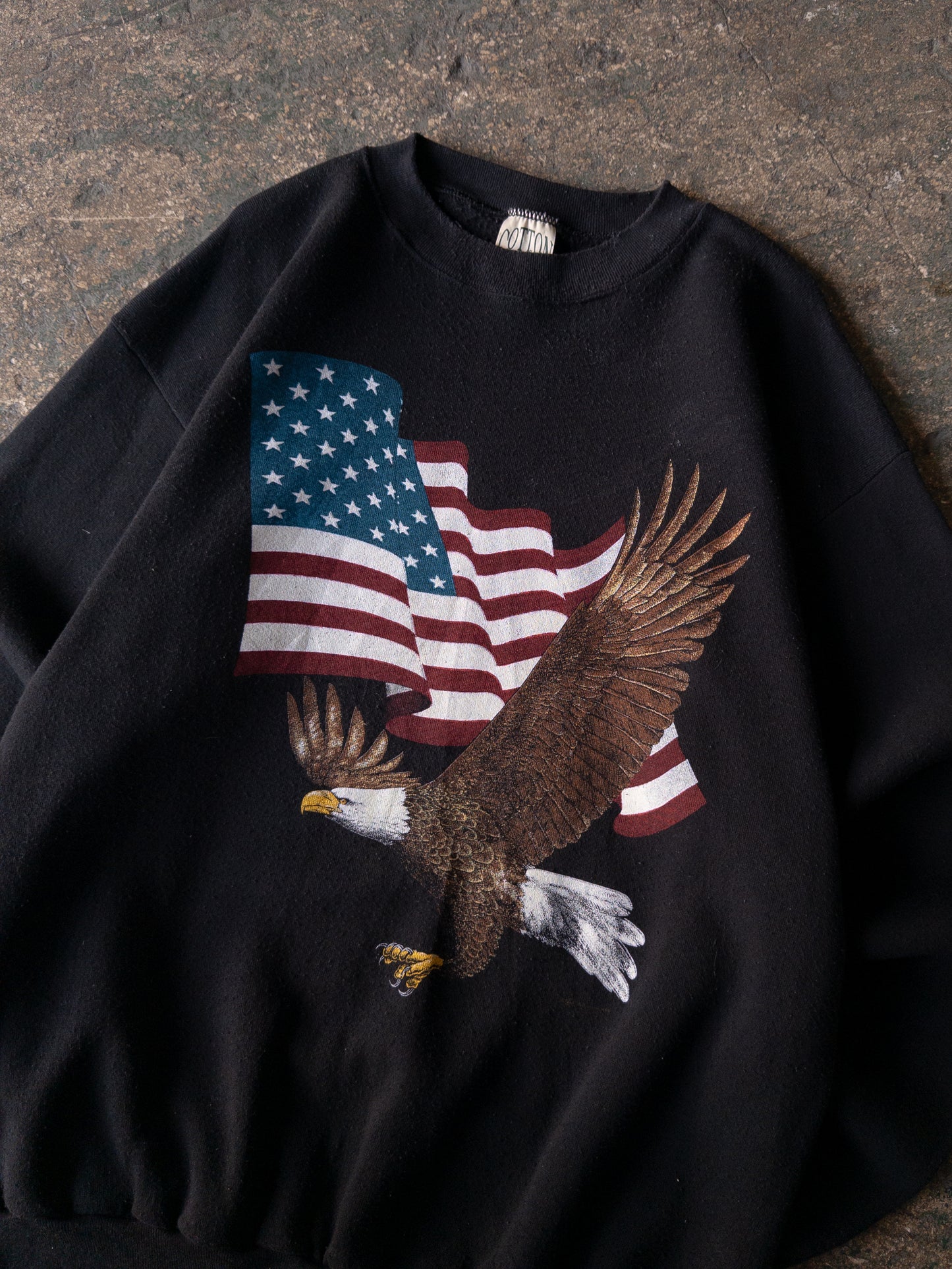 Vintage 90s USA Bald Eagle Crewneck - XL