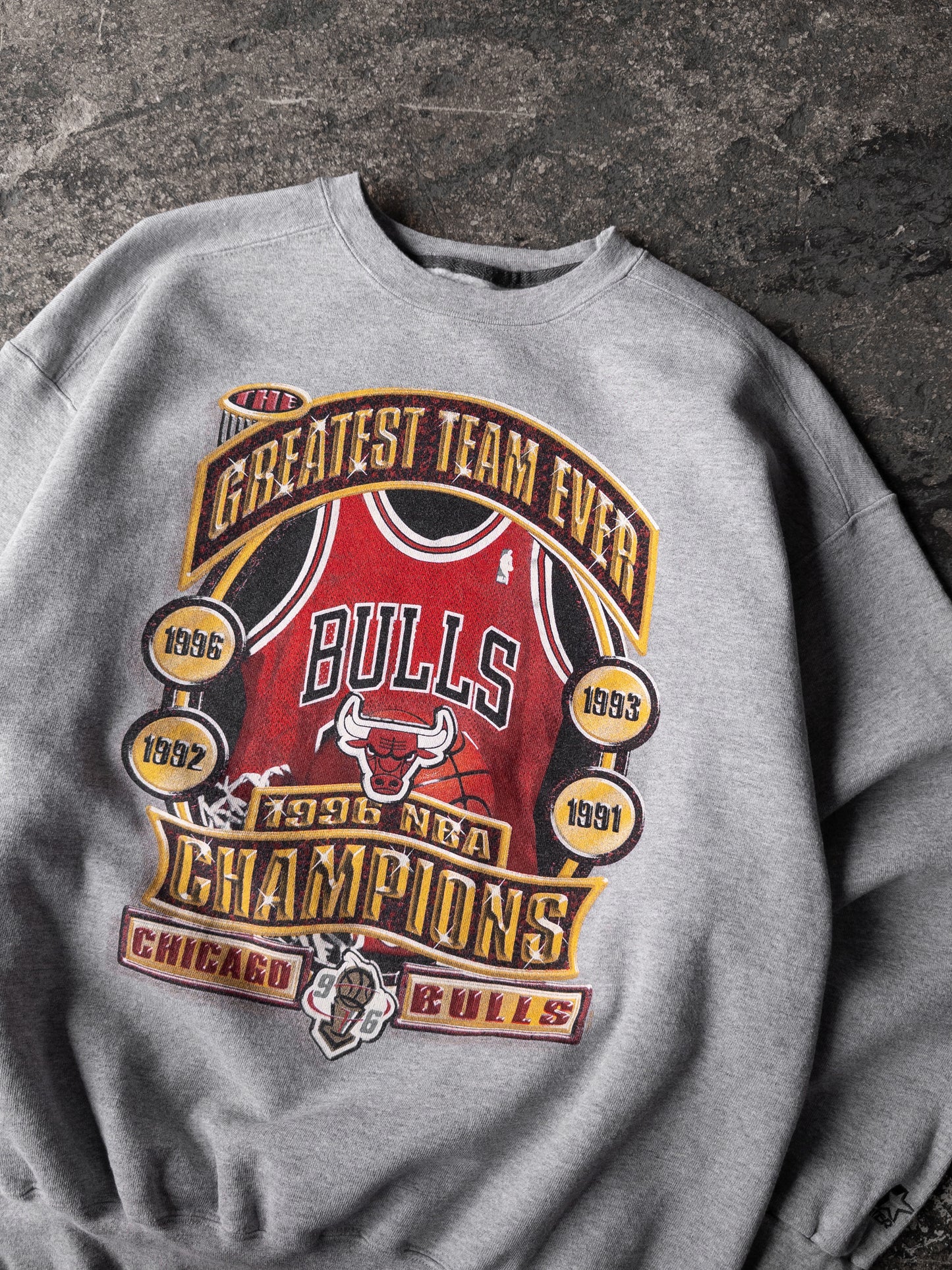 Vintage 90s Chicago Bulls NBA Champions Starter Crewneck - XL