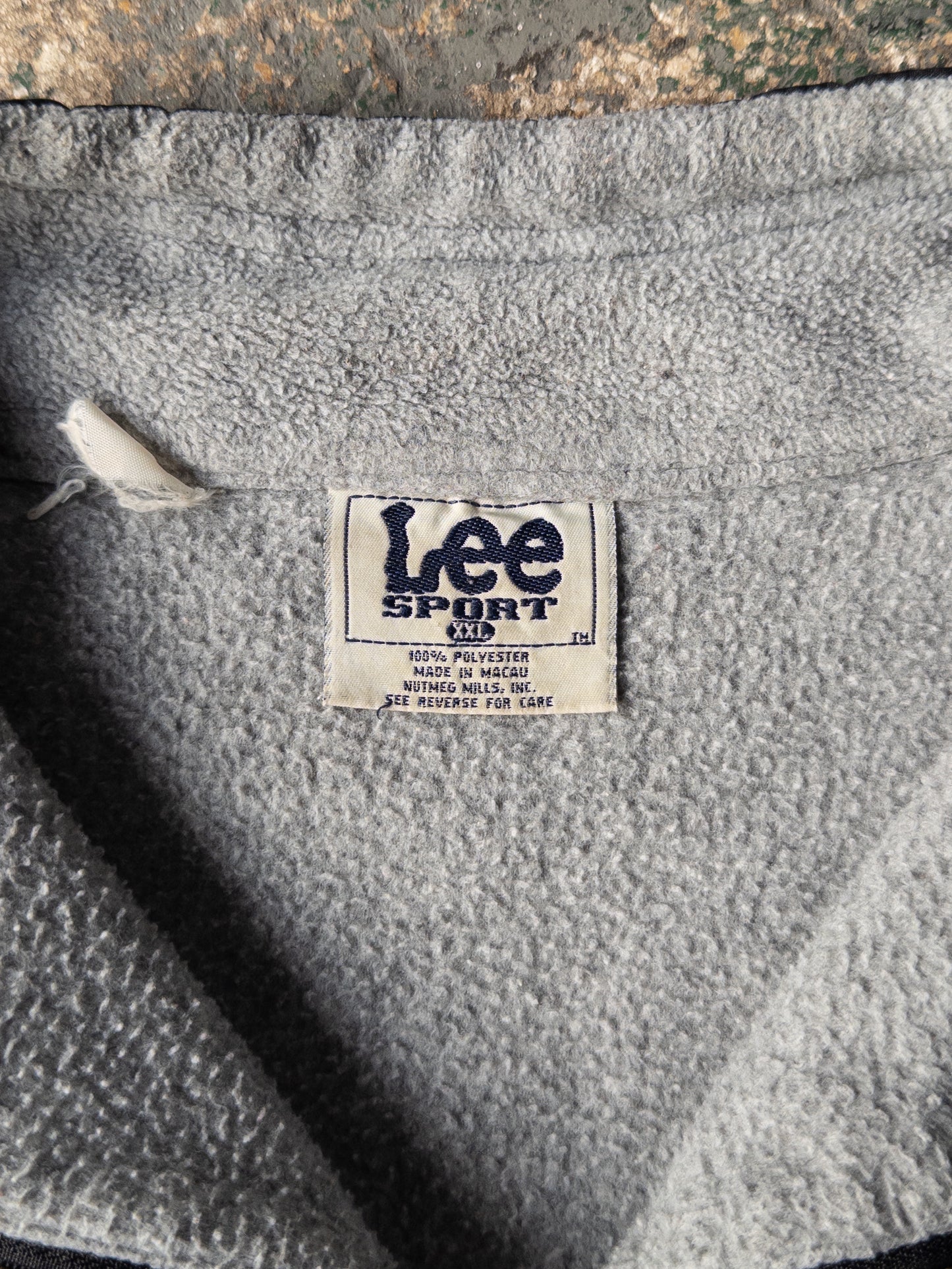 Vintage 90s Chicago Bulls Fleece Quarter Zip Sweatshirt - XXL