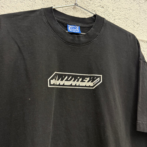 Andrew Miami Black Logo Tee - XL